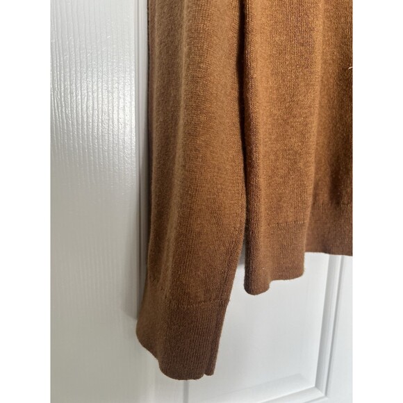 J Crew Sweater Brown Llama Embroidery Size XXL Whimsical - Picture 3 of 6